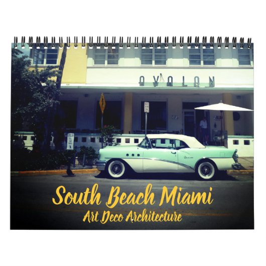 art deco miami 2027 kalender (Hoes)