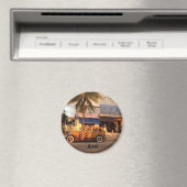 Art Deco Miami Beach Magneet (Insitu (Vaatwasser))