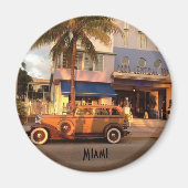 Art Deco Miami Beach Magneet (Voorkant)