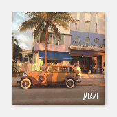 Art Deco Miami Beach Magneet (Voorkant)
