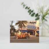 Art Deco Miami Briefkaart (Staand voorkant)
