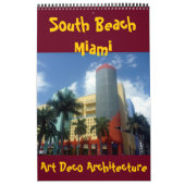 art deco miami florida kalender (Hoes)