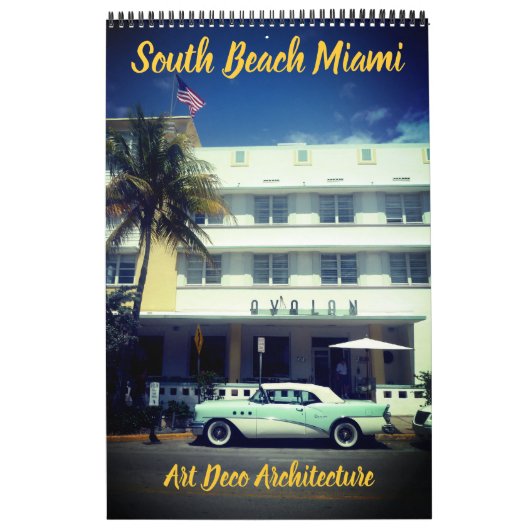 art deco miami kalender (Hoes)