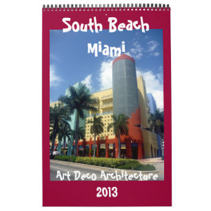 art deco miami kalender 2013