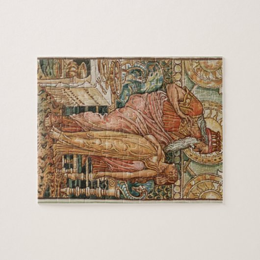 Art Deco  Midas verandert Dochter in Goud Legpuzzel (Horizontaal)