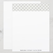 Art Deco Mini Stars Aangepast papier (Voorkant / Achterkant)