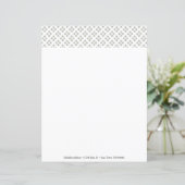 Art Deco Mini Stars Aangepast papier (Staand voorkant)