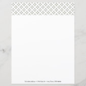 Art Deco Mini Stars Aangepast papier (Voorkant)