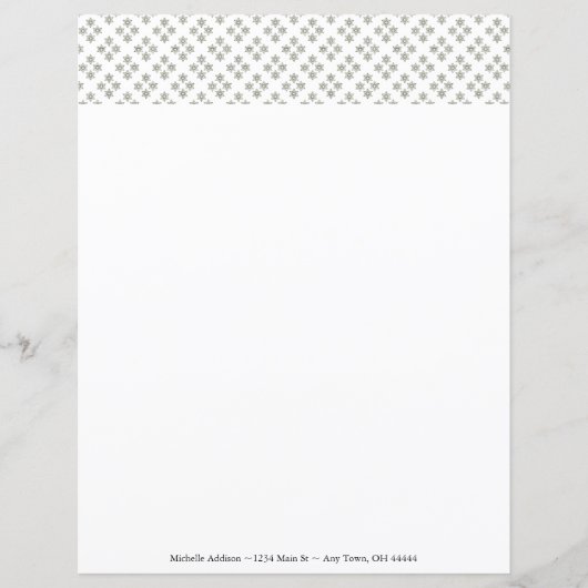 Art Deco Mini Stars Aangepast papier (Voorkant)