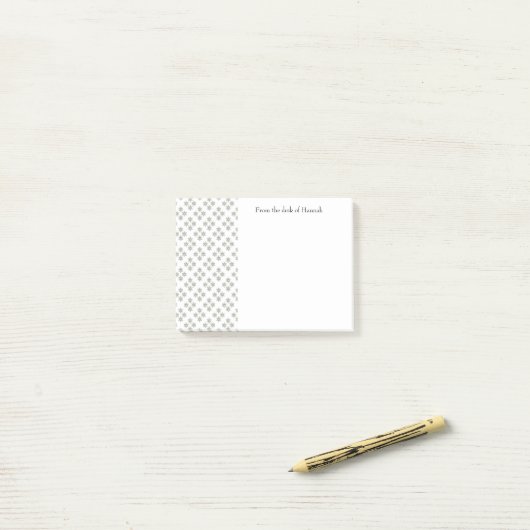 Art Deco Mini Stars Aangepaste notities Post-it® Notes (Op bureau)