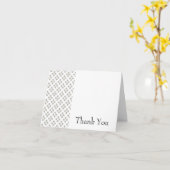 Art Deco Mini Stars Hartelijk dank Kaart (Gele Bloem)