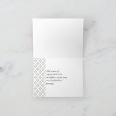 Art Deco Mini Stars Hartelijk dank Kaart (Binnen)