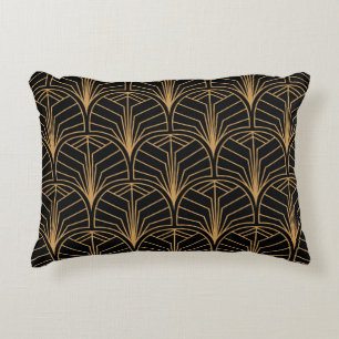Art Deco,  minimalistisch patroon. Accent Kussen