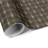 Art Deco, minimalistisch patroon. Cadeaupapier (Rol Hoek)