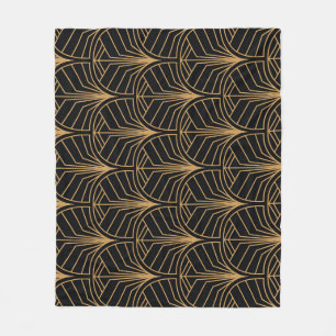 Art Deco, minimalistisch patroon. Fleece Deken
