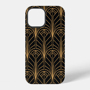 Art Deco, minimalistisch patroon. iPhone 12 Hoesje