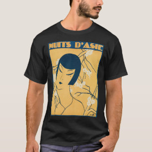 Art Deco minimalistische vrouw T-shirt
