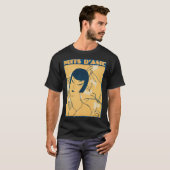 Art Deco minimalistische vrouw T-shirt (Voorkant volledig)