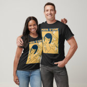 Art Deco minimalistische vrouw T-shirt (Unisex)