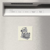 Art Deco Mixer Magnet (Insitu (Vaatwasser))