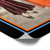 Art Deco-Mode Afdrukken 16 x 20 Poster (Hoek)