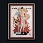 Art Deco Mode Ball 1928 12 x 16 Wall Art Poster<br><div class="desc">Mode Ball Art Deco Print - 12 x 16</div>