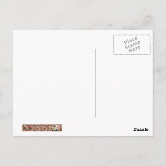  Art Deco-Mode Briefkaart (Achterkant)