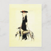  Art Deco-Mode Briefkaart (Voorkant)