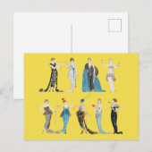 Art Deco Mode - George Barbier Briefkaart (Voorkant / Achterkant)