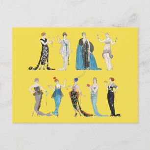 Art Deco Mode - George Barbier Briefkaart