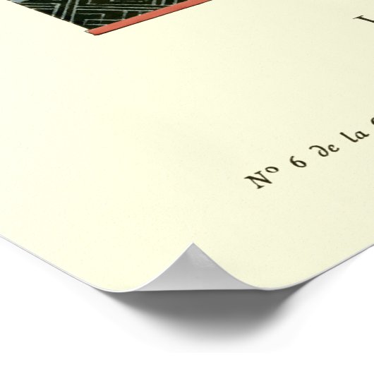  Art Deco Mode Girl van George Barbier Poster (Hoek)