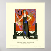 Art Deco Mode Girl van George Barbier Poster (Voorkant)