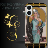 Art Deco Mode Lady iPhone / iPad case