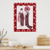 Art Deco  Mode Poster (Keuken)