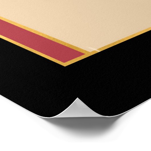 Art Deco Mode Poster (Hoek)