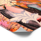 Art Deco Mode Scène Poster (Hoek)