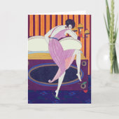 Art Deco Mode Tekening door George Barbier Kaart (Voorkant)