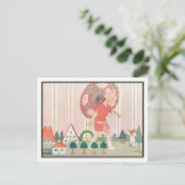 Art Deco Model City door H. Willebeek Le Mair Briefkaart (Staand voorkant)