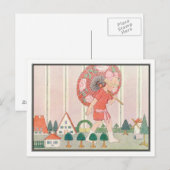 Art Deco Model City door H. Willebeek Le Mair Briefkaart (Voorkant / Achterkant)