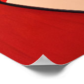 Art Deco Modern Lady in een tulband Poster (Hoek)