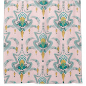 Art deco modern pattern graphic ornament. Abstract Douchegordijn (Voorkant)