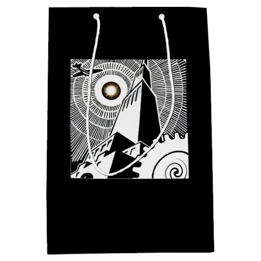 Art Deco & Modernism Medium Cadeauzakje (Voorkant)