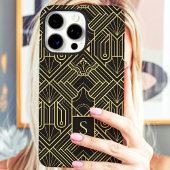 Art Deco Monogram Case-Mate iPhone Case