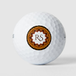 Art Deco Monogram Golfballen