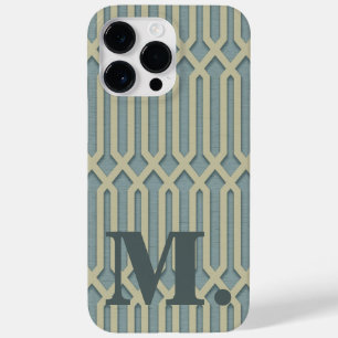 Art Deco Monogram Initiaal iPhone / iPad hoesje