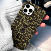 Art Deco Monogram iPhone Hoesje