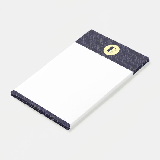 Art Deco Monogram Post-it® Notes (Schuin)
