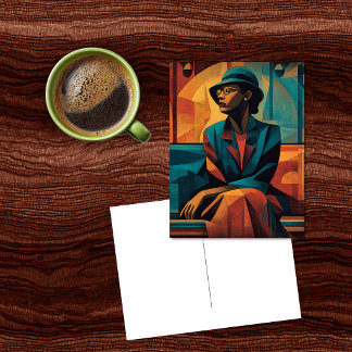 Art Deco Montgomery Busboycot Burgerrechten Briefkaart