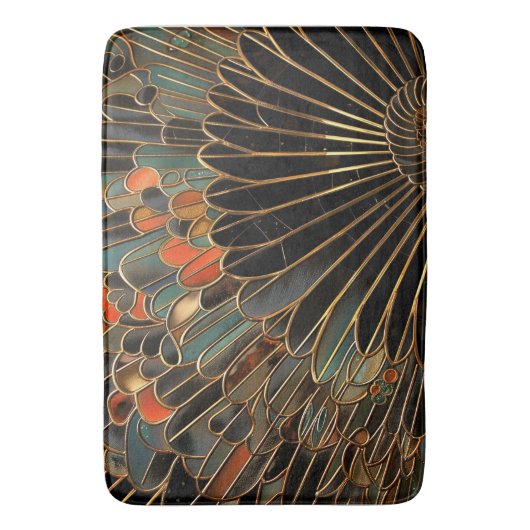 Art Deco Moody Fan Badmat (Voorkant Verticaal)