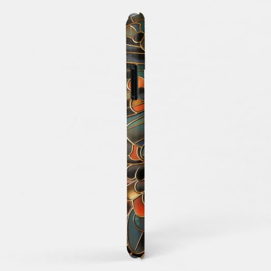 Art Deco Moody Fan Case-Mate iPhone Case (Achterkant/rechts)